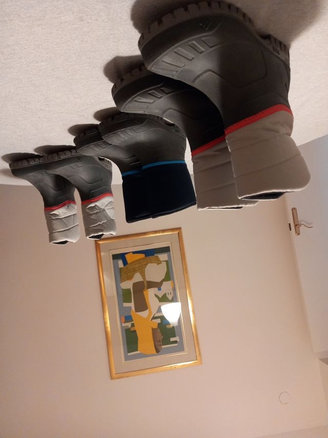 Botas de Nieve Quechua Beige y Negras