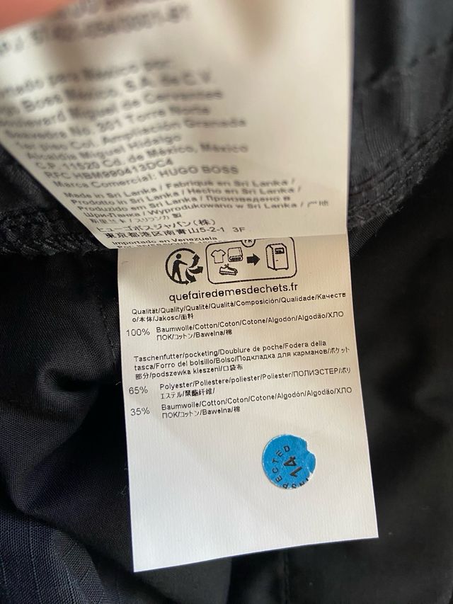 Pantaloni Hugo Boss blu uomo