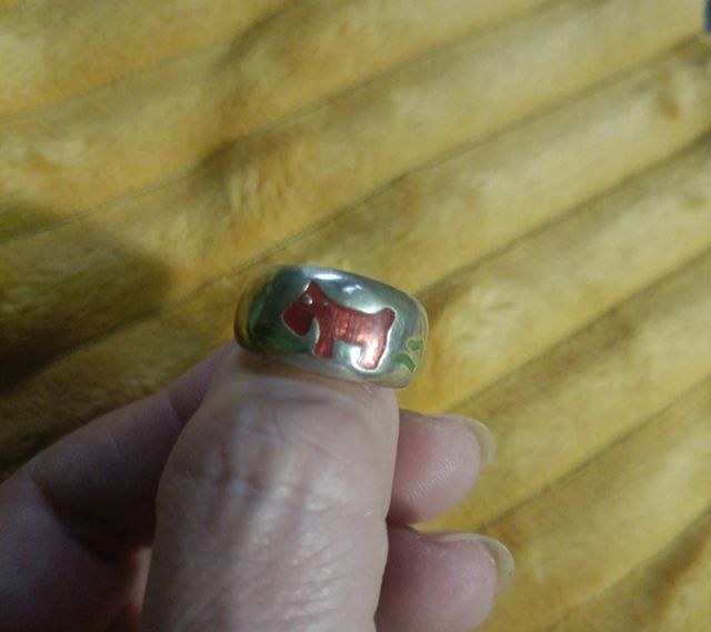 Anillo Plata Esmaltado