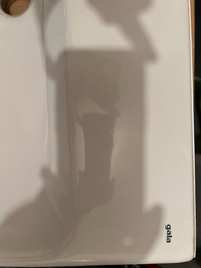 Lavabo Gala Blanco Porcelana medidas: 65x45 cm