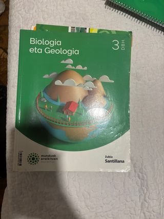 Libro de biologia y geologia de tercero de la eso