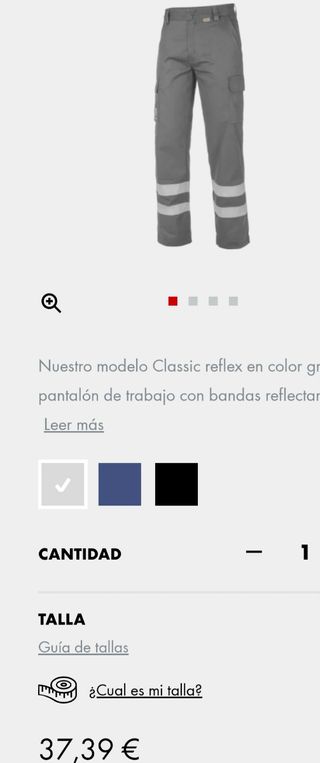 Pantalones de trabajo Wurth grises
Lote 6 und/50€