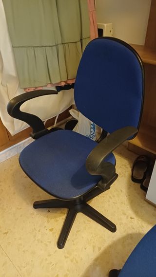 Silla de escritorio infantil azul