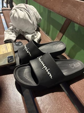 Chanclas Champion Negras