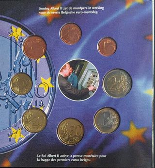 CARTERA 2002 BELGICA ADIEU AU FRANC