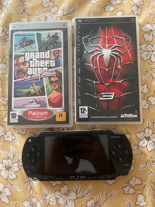 Sony PSP Negra + Juegos