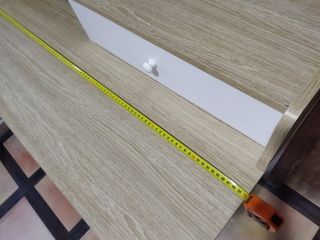 Escritorio moderno madera y blanco
