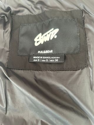 Chaleco Pull and Bear Negro