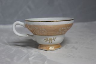 Tazas de té vintage de porcelana (Set de 4)