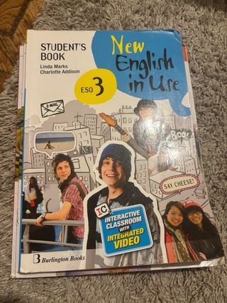 libro de ingles, tercero de la eso