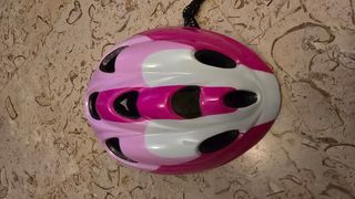 Patines Hudora Extensibles Niña Rosa y casco