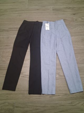 2 Pantalones Zara Talla XS Niña