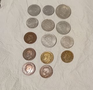 14 Monete Lire Italiane