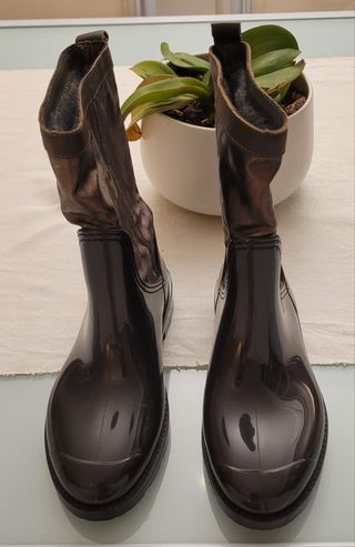 Botas de agua Tommy Hilfiger marrones