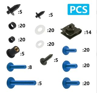 Kit Viti Moto TMAX 500 530 560 Ergal Nero