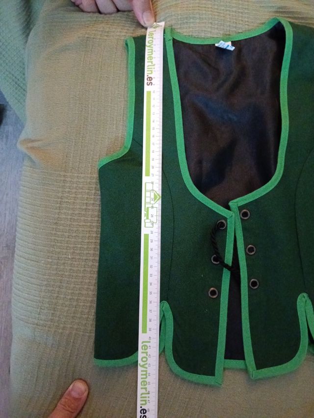 Chaleco Baturra Niña Verde