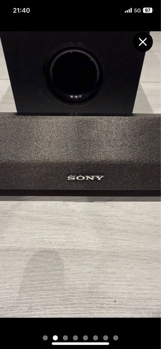 Barra de Sonido Sony Negra
