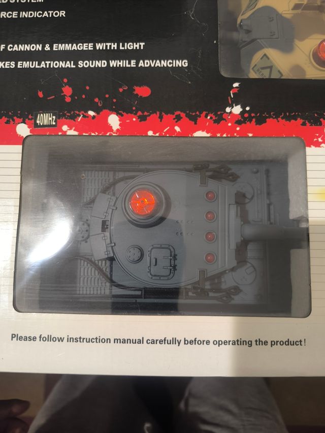 Carro armato telecomandato infrarossi