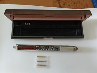 Calculadora Satolex Calcu-Pen Vintage Japón 1975