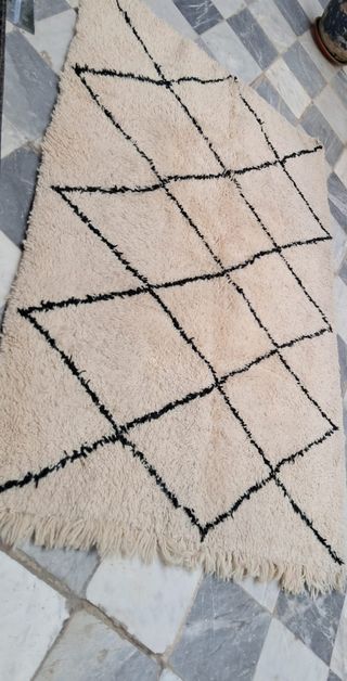 Alfombra de lana Beni Ouarain