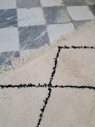 Alfombra de lana Beni Ouarain