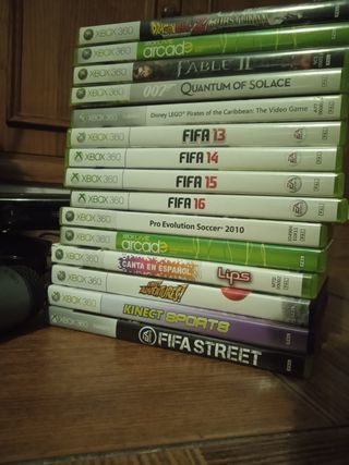 Xbox 360 + Kinect + 2 Mandos + DJ + lips 