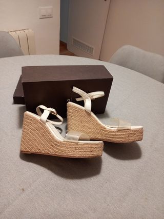 Sandalias Lefties Beige/Blanco