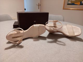 Sandalias Lefties Beige/Blanco