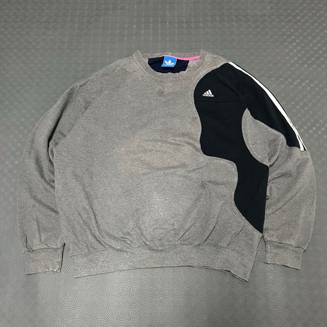 Adidas Sweatshirt Hoodie Rework Baggy Fit Vintage