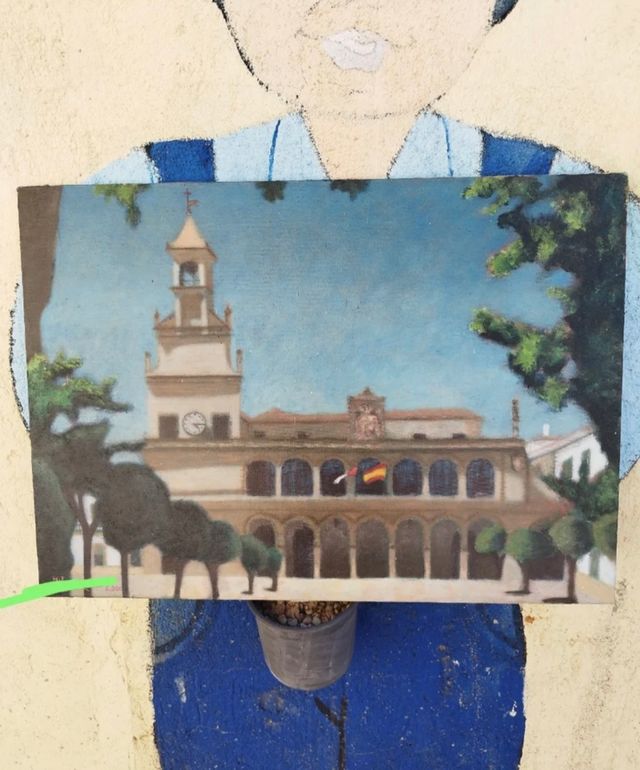 LIENZO PINTADO A MANO