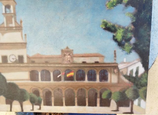 LIENZO PINTADO A MANO