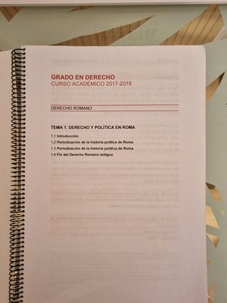 Apuntes Derecho Romano