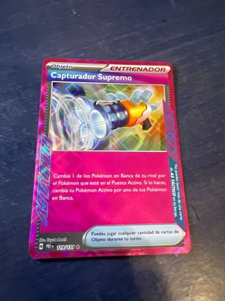 Carta Pokémon Capturador Supremo 119/131