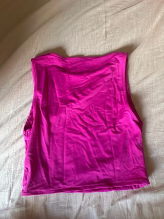 Top Corto Zara Rosa Talla s