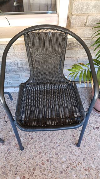 Silla de terraza exterior