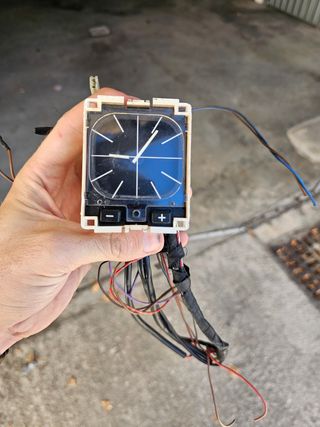 Orologio BMW E30 con cablaggio