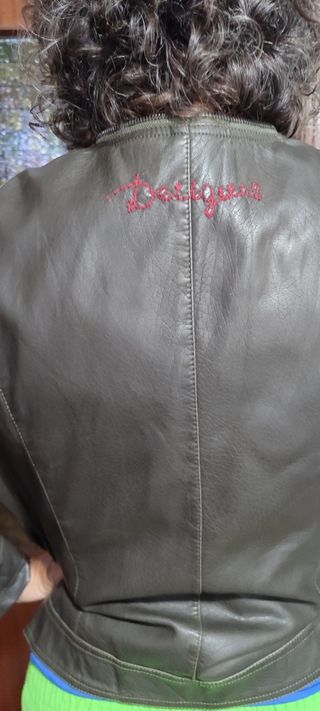 Chaqueta de cuero Desigual Talla XL