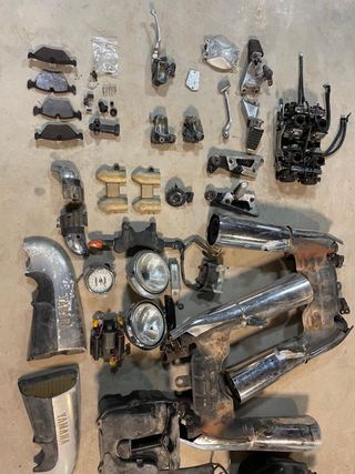 Moto VMax 1200 para piezas