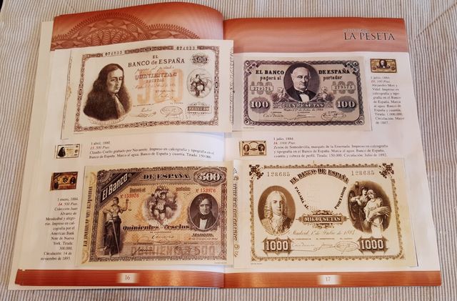Álbum Completo Historia de la Peseta Facsímil