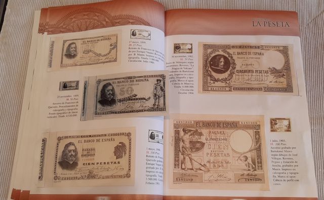 Álbum Completo Historia de la Peseta Facsímil