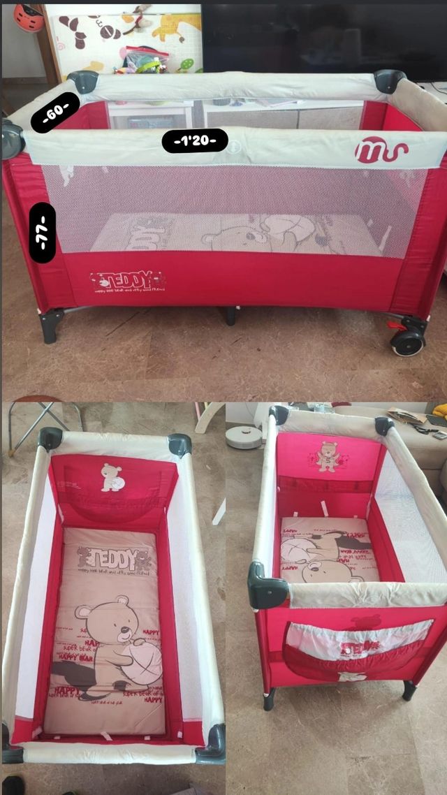 Cuna de viaje para bebé