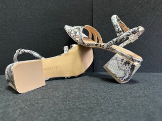 Sandalias Gioseppo tacón animal print