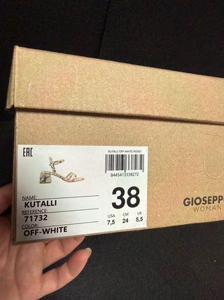 Sandalias Gioseppo tacón animal print