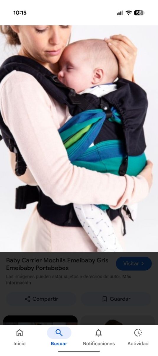 Mochila porteo Emeibaby de segunda mano por 40 EUR en Móstoles en