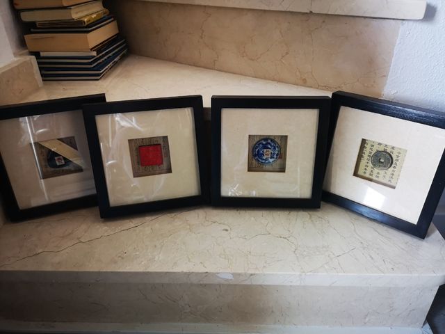 4 Pinturas Decorativas Chinesas