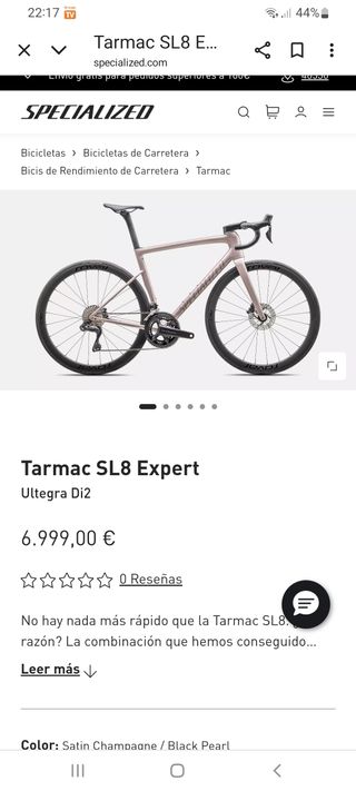 Bicicleta Specialized SL8 Ultegra Di2