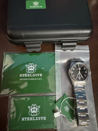 Reloj STEELDIVE Hombre color Plata