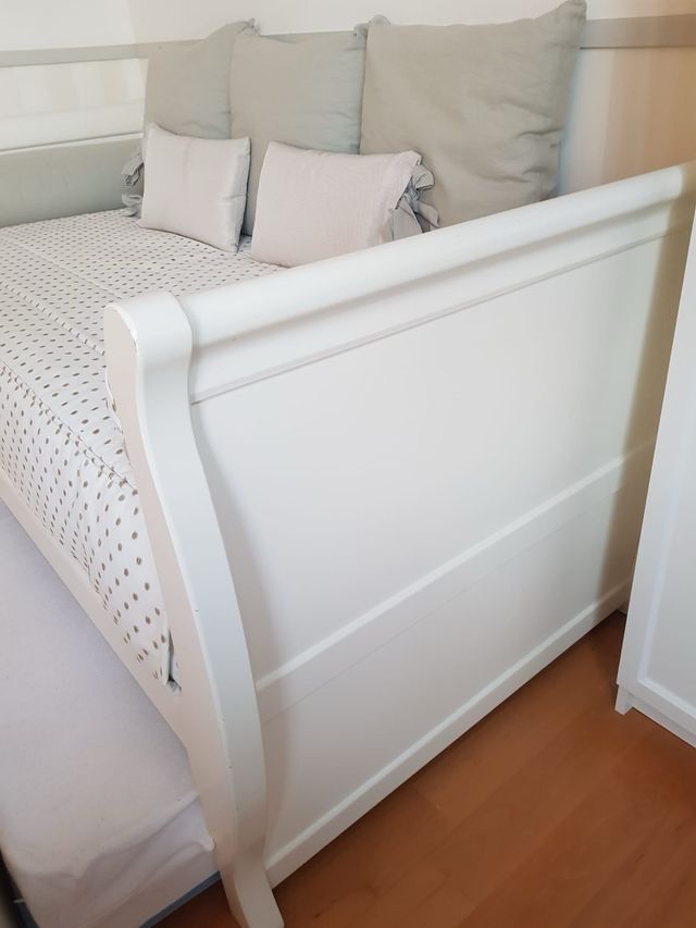 Cama nido tipo barco. COMPLETA. Según fotografías 