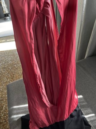 Mono Zara Negro y Rojo