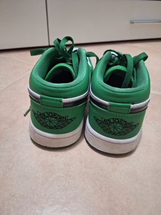 Scarpe Jordan 1 Low Verdi Bianche